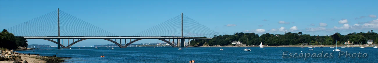 pont de l'Iroise en vue panoramique