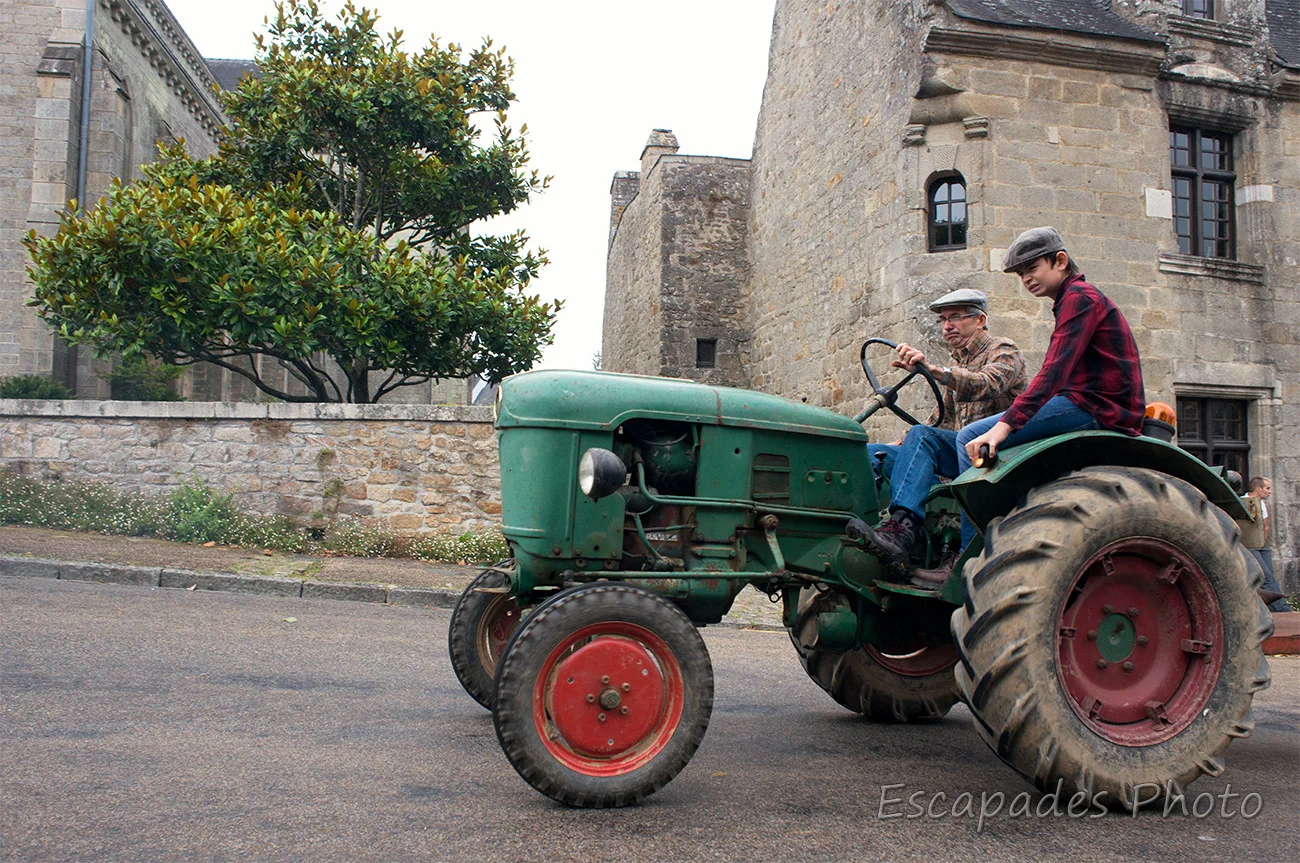 Vieux tracteurs Pont-Scorff : Transport vers les sixties