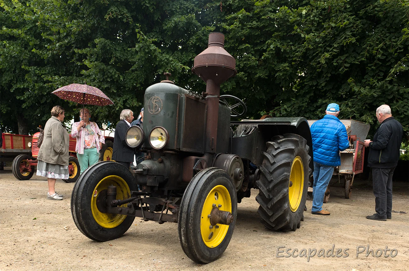 Vieux tracteurs Pont-Scorff : Transport vers les sixties