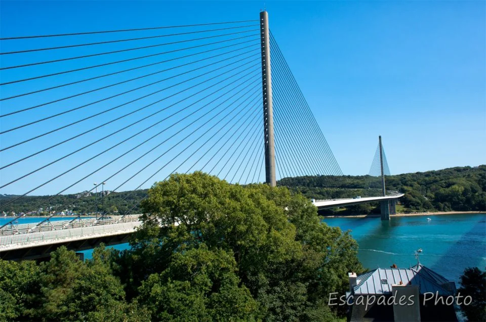 Pont de l'Iroise vu du pont Louppe